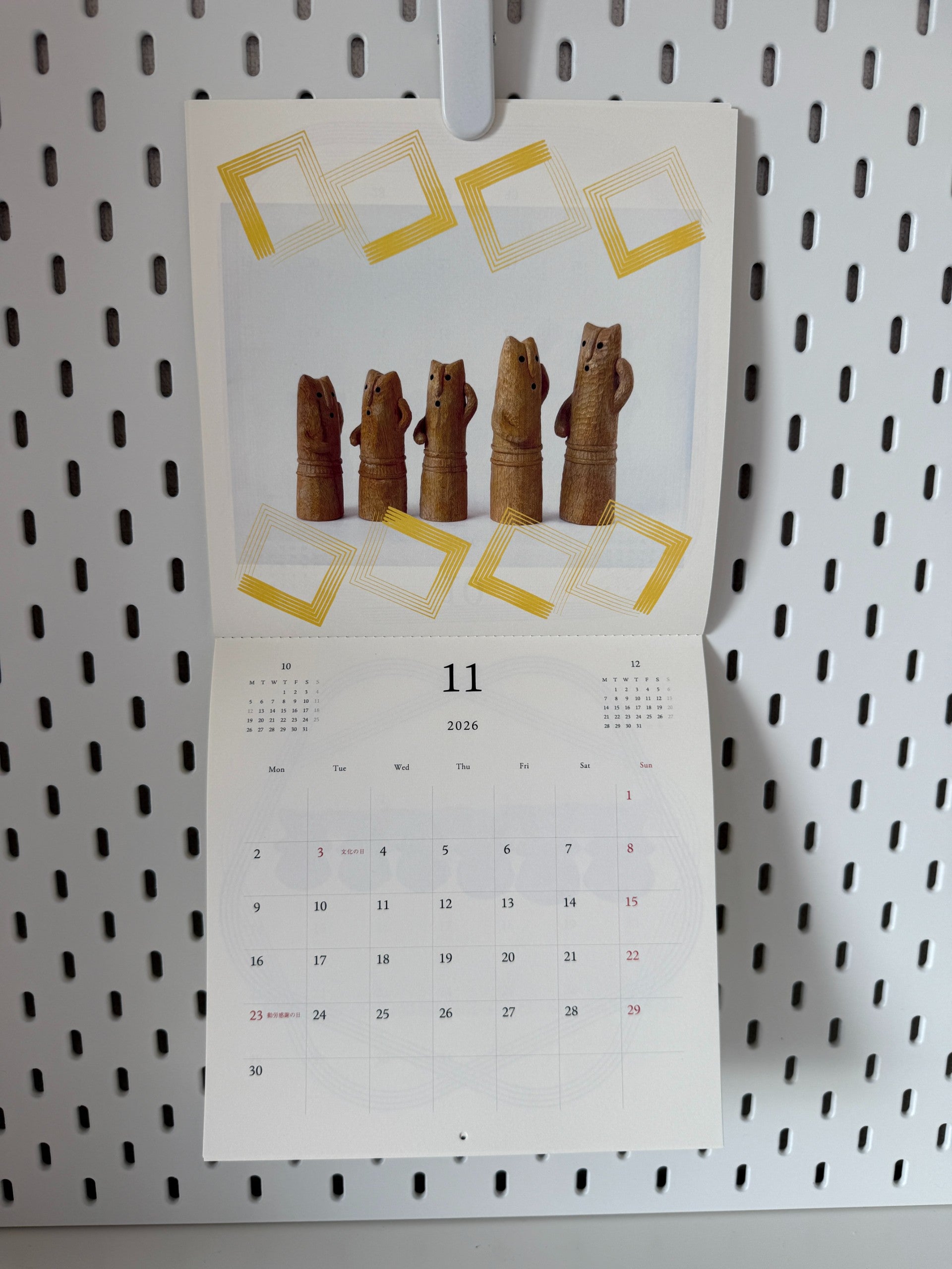 ネコノみやげ便りby花房さくら〜2026年度カレンダー〜 | petel gallery